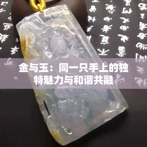 金与玉：同一只手上的独特魅力与和谐共融