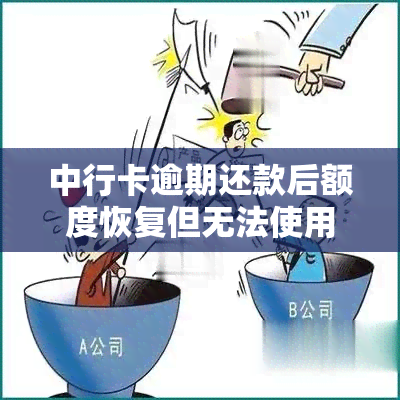 中行卡逾期还款后额度恢复但无法使用：原因解析与解决办法