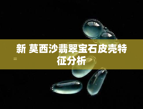 新 莫西沙翡翠宝石皮壳特征分析