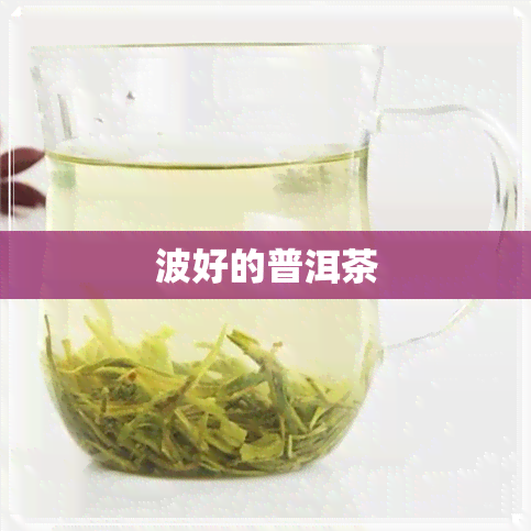 波好的普洱茶