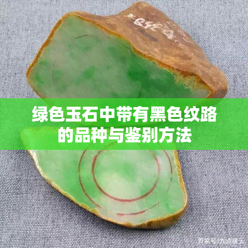 绿色玉石中带有黑色纹路的品种与鉴别方法