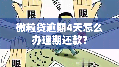 微粒贷逾期4天怎么办理期还款？