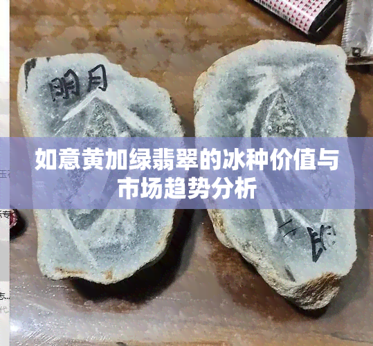 如意黄加绿翡翠的冰种价值与市场趋势分析