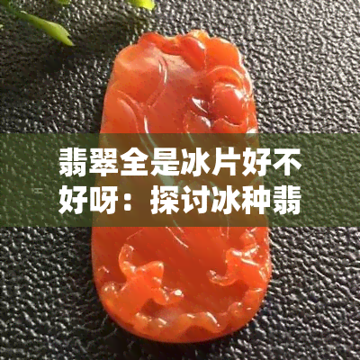 翡翠全是冰片好不好呀：探讨冰种翡翠的特点与价值