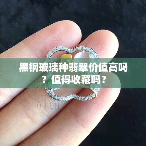 黑钢玻璃种翡翠价值高吗？值得收藏吗？