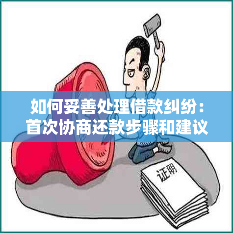 如何妥善处理借款纠纷：首次协商还款步骤和建议