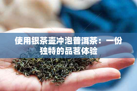 使用银茶壶冲泡普洱茶：一份独特的品茗体验