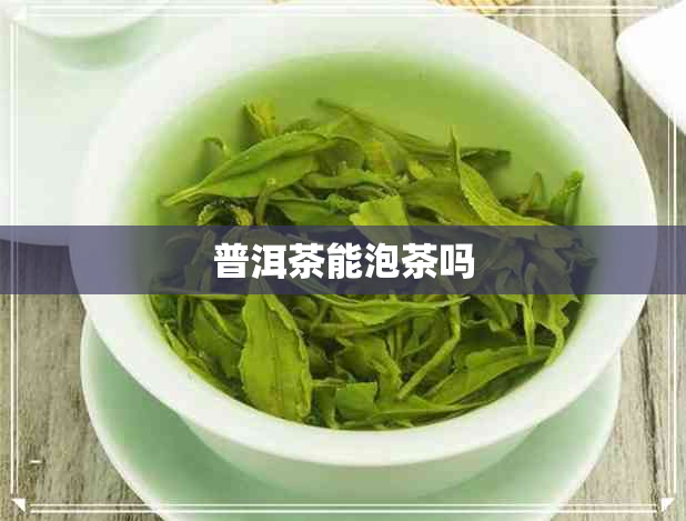 普洱茶能泡茶吗