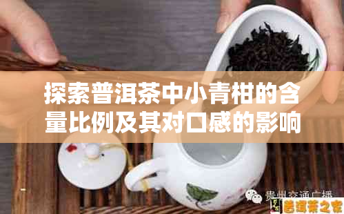 探索普洱茶中小青柑的含量比例及其对口感的影响