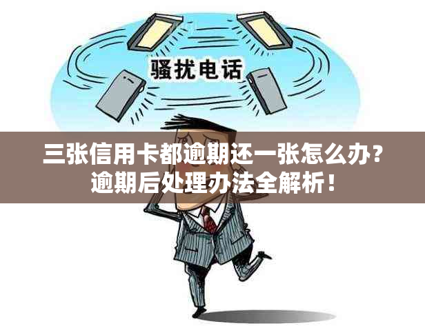 三张信用卡都逾期还一张怎么办？逾期后处理办法全解析！