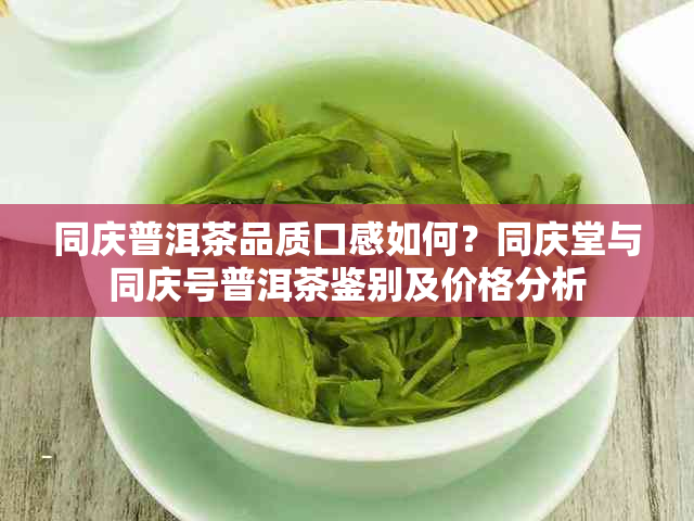 同庆普洱茶品质口感如何？同庆堂与同庆号普洱茶鉴别及价格分析