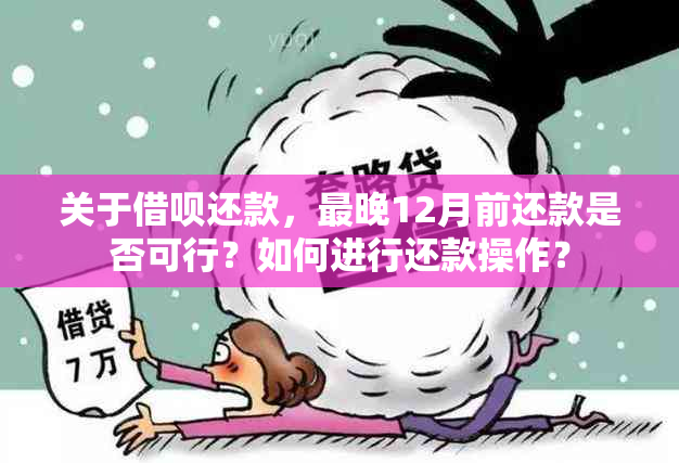 关于借呗还款，最晚12月前还款是否可行？如何进行还款操作？