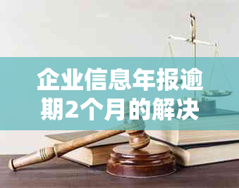 企业信息年报逾期2个月的解决办法和相关流程详解