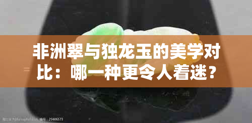 非洲翠与独龙玉的美学对比：哪一种更令人着迷？