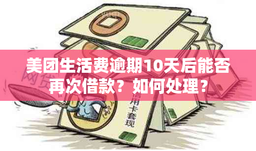 美团生活费逾期10天后能否再次借款？如何处理？