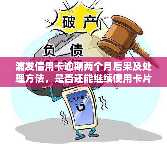 浦发信用卡逾期两个月后果及处理方法，是否还能继续使用卡片？