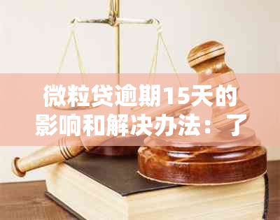 微粒贷逾期15天的影响和解决办法：了解可能的后果及如何处理