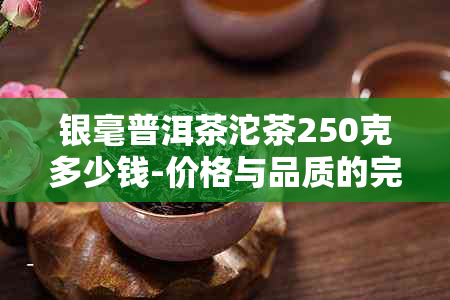 银毫普洱茶沱茶250克多少钱-价格与品质的完美结合