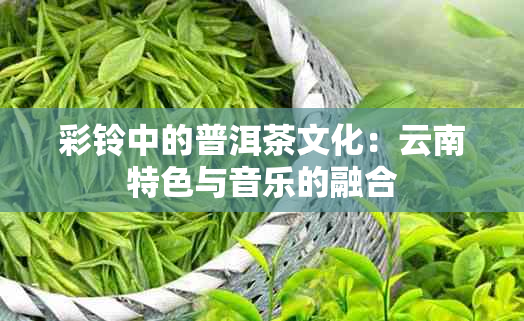 彩铃中的普洱茶文化：云南特色与音乐的融合