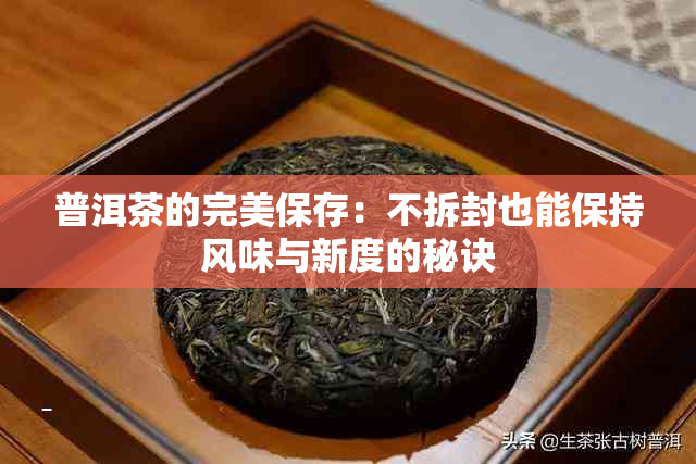 普洱茶的完美保存：不拆封也能保持风味与新度的秘诀