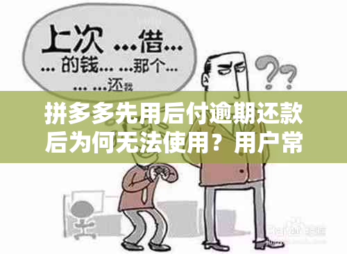 拼多多先用后付逾期还款后为何无法使用？用户常见问题解答及解决策略