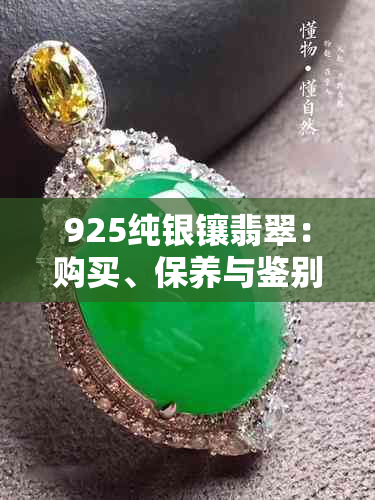 925纯银镶翡翠：购买、保养与鉴别全攻略，让你轻松拥有璀璨翡翠首饰