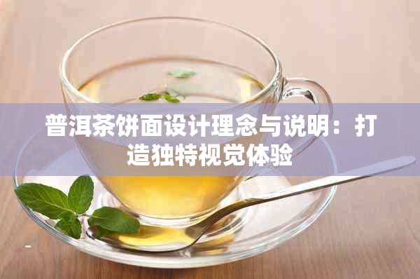 普洱茶饼面设计理念与说明：打造独特视觉体验