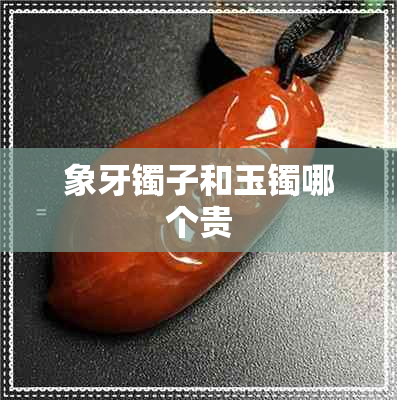 象牙镯子和玉镯哪个贵