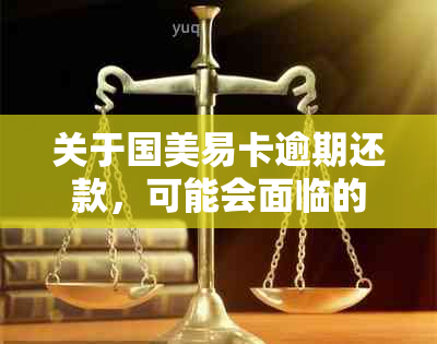 关于国美易卡逾期还款，可能会面临的法律后果和应对策略全面解析