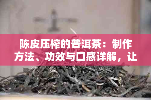 陈皮压榨的普洱茶：制作方法、功效与口感详解，让你全面了解这种独特茶叶