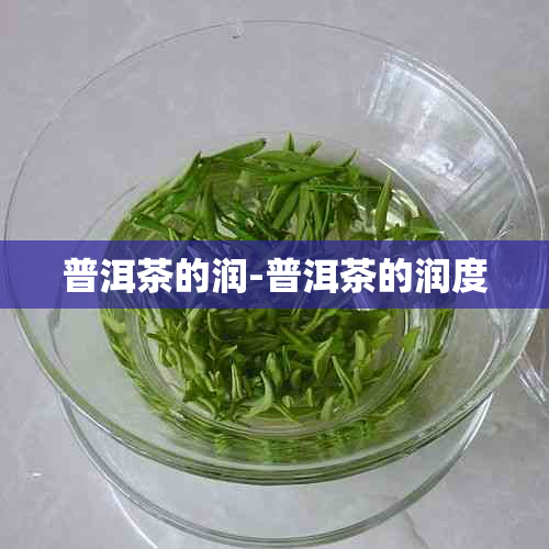 普洱茶的润-普洱茶的润度