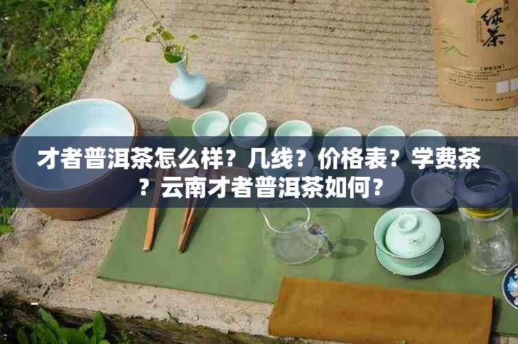 才者普洱茶怎么样？几线？价格表？学费茶？云南才者普洱茶如何？