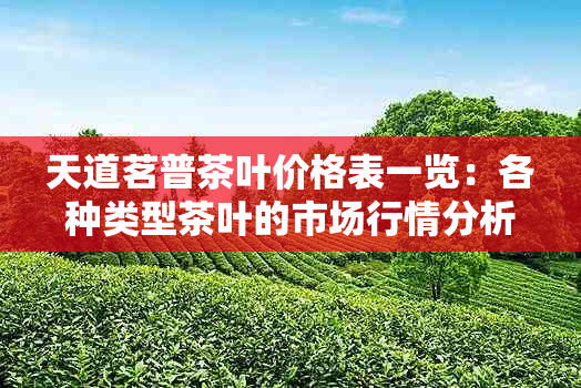 天道茗普茶叶价格表一览：各种类型茶叶的市场行情分析