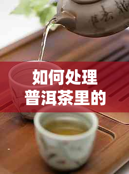 如何处理普洱茶里的气泡以达到口感