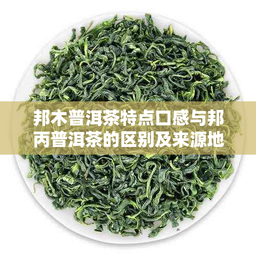 邦木普洱茶特点口感与邦丙普洱茶的区别及来源地区