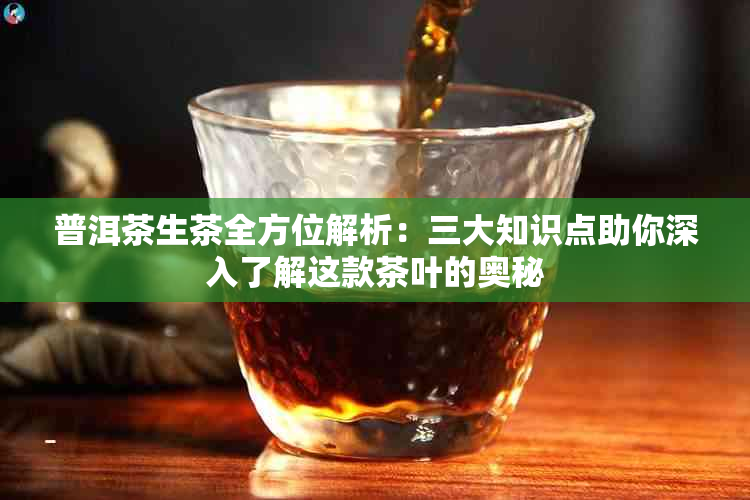 普洱茶生茶全方位解析：三大知识点助你深入了解这款茶叶的奥秘