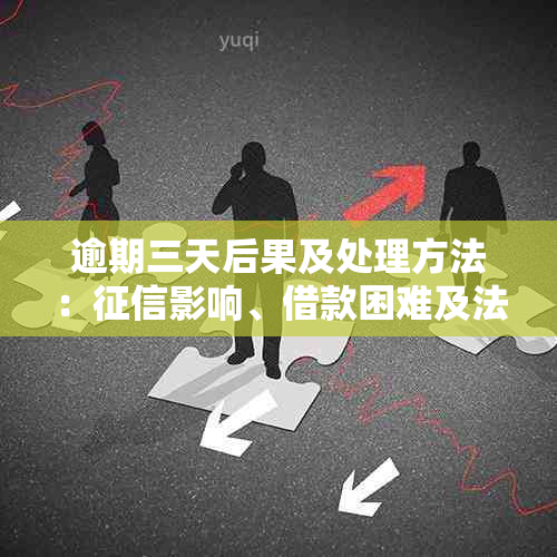 逾期三天后果及处理方法：影响、借款困难及法律程序应对