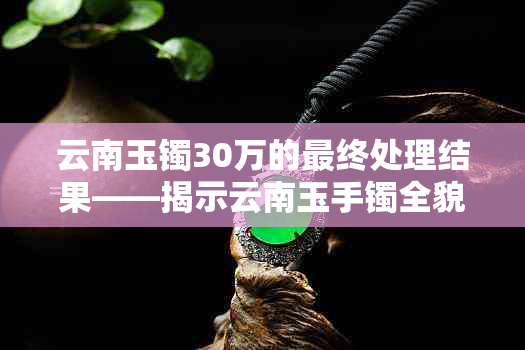 云南玉镯30万的最终处理结果——揭示云南玉手镯全貌