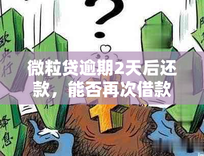 微粒贷逾期2天后还款，能否再次借款？安全性如何？