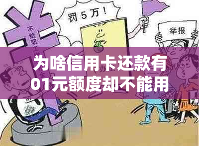 为啥信用卡还款有01元额度却不能用：揭秘信用卡还款的奇怪现象