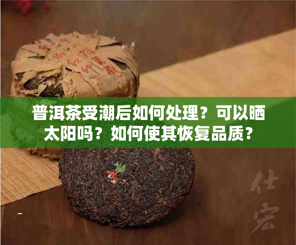 普洱茶受潮后如何处理？可以晒太阳吗？如何使其恢复品质？