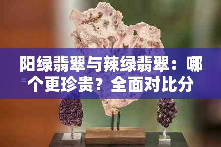 阳绿翡翠与辣绿翡翠：哪个更珍贵？全面对比分析与选购建议