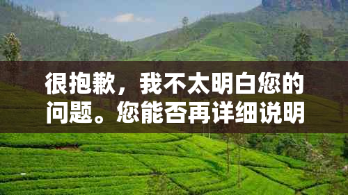 很抱歉，我不太明白您的问题。您能否再详细说明一下您的需求呢？