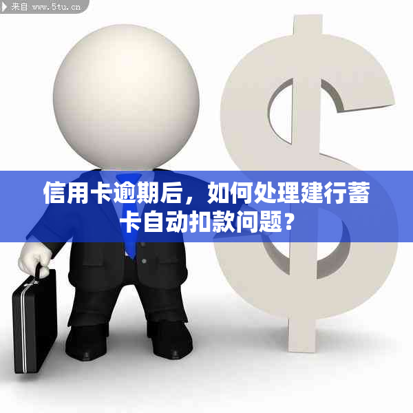 信用卡逾期后，如何处理建行蓄卡自动扣款问题？