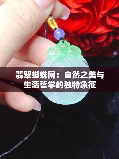 翡翠蜘蛛网：自然之美与生活哲学的独特象征