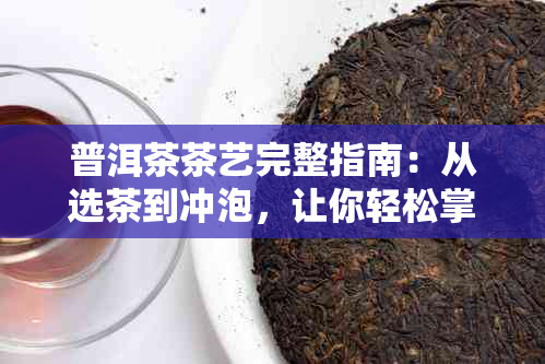 普洱茶茶艺完整指南：从选茶到冲泡，让你轻松掌握普洱茶的品鉴与泡法