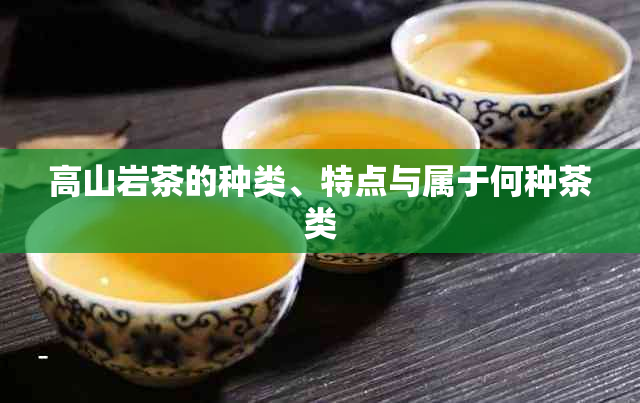 高山岩茶的种类、特点与属于何种茶类