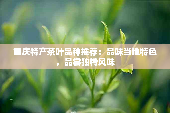 重庆特产茶叶品种推荐：品味当地特色，品尝独特风味