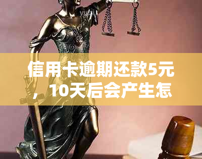 信用卡逾期还款5元，10天后会产生怎样的后果及处理方法全面解析