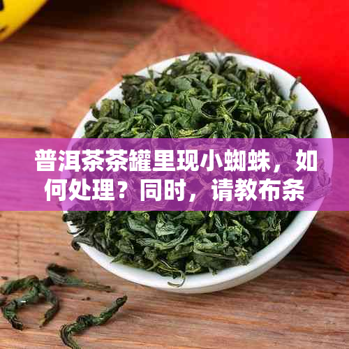 普洱茶茶罐里现小蜘蛛，如何处理？同时，请教布条的含义及尺寸。